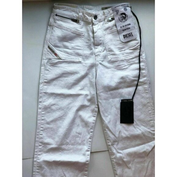 DIESEL White Denim 069EA D-pending Jeans W26 L34 - Picture 6 of 12